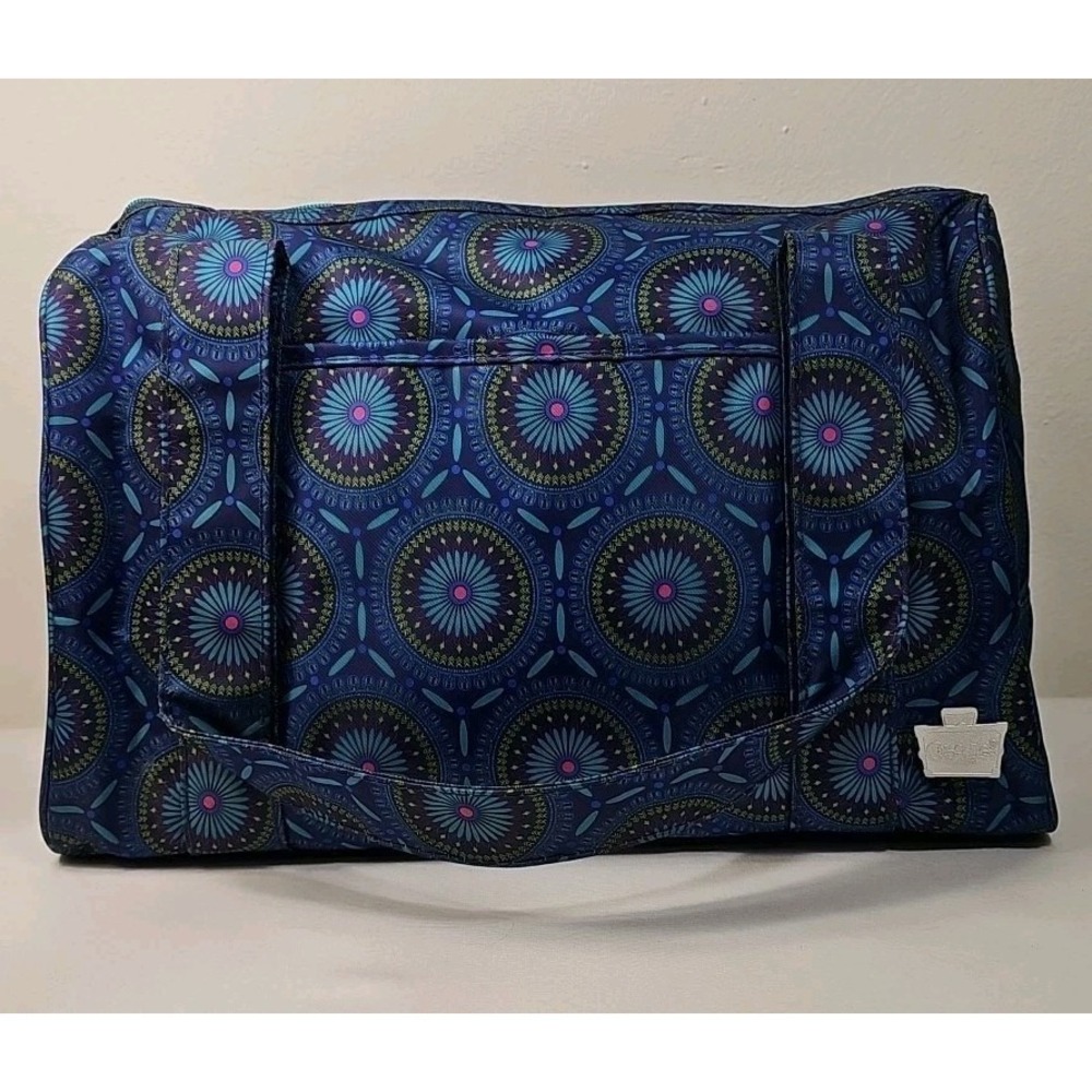 Caboodles Bag Large Make Up Nylon Colorful Carry On Travel - Crafts - EUC